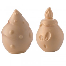 3D Поликарбонатна форма "Свещ и елха"